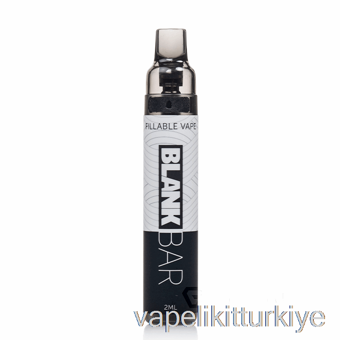 Vape Elektronik Sigara Boş Bar 15k Tek Kullanımlık Kapsül Sistemi Siyah / Beyaz